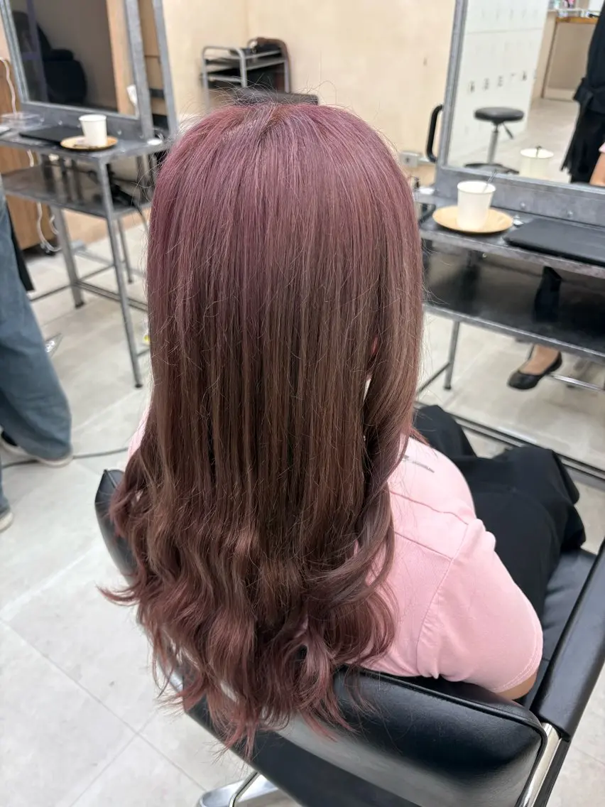 ロング カラー ピンクカラー Ruka 🎀のヘアスタイル