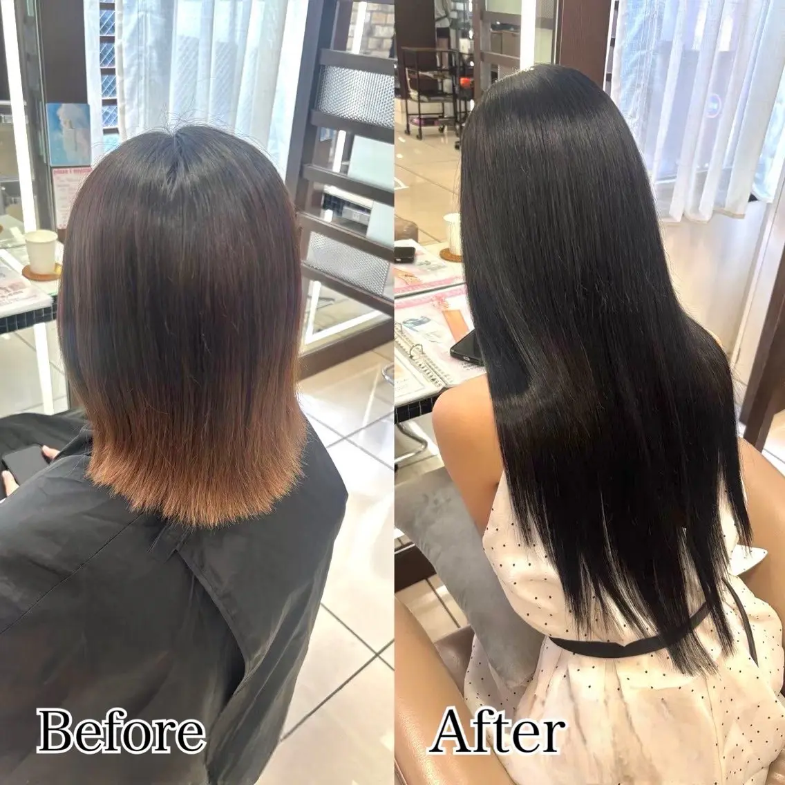 ヘアカラー エクステ ヘアメ🎀推しカラー 🥣横浜/しほ🧸のヘアスタイル