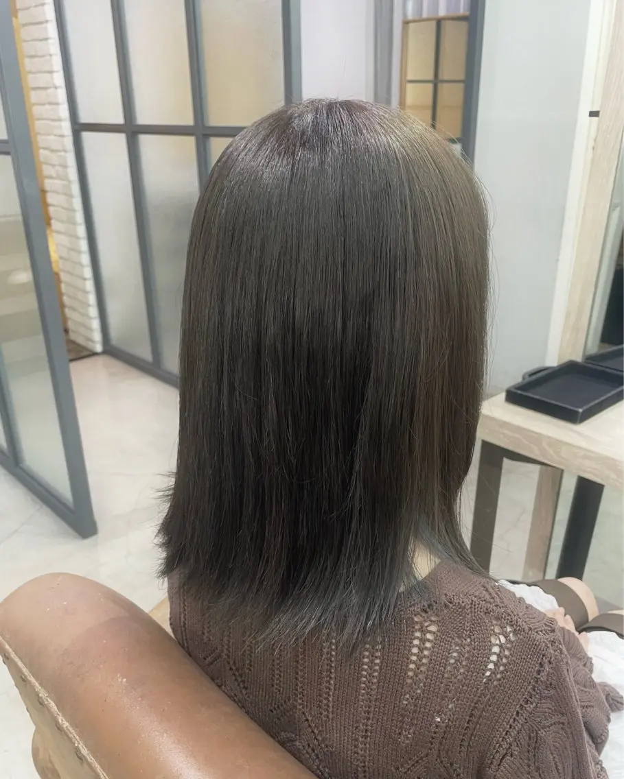 カラー 𝐌𝐢𝐮♥透明感 カラー♥のヘアスタイル