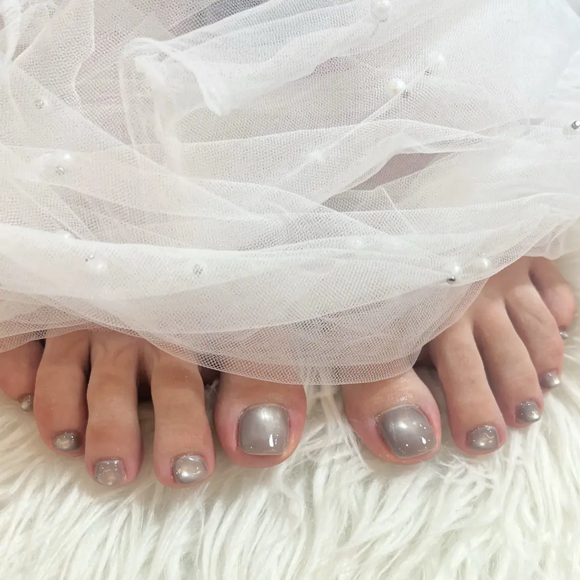 ネイル フットネイル マグネットネイル フットネイル LAVISH sakiのネイルデザイン