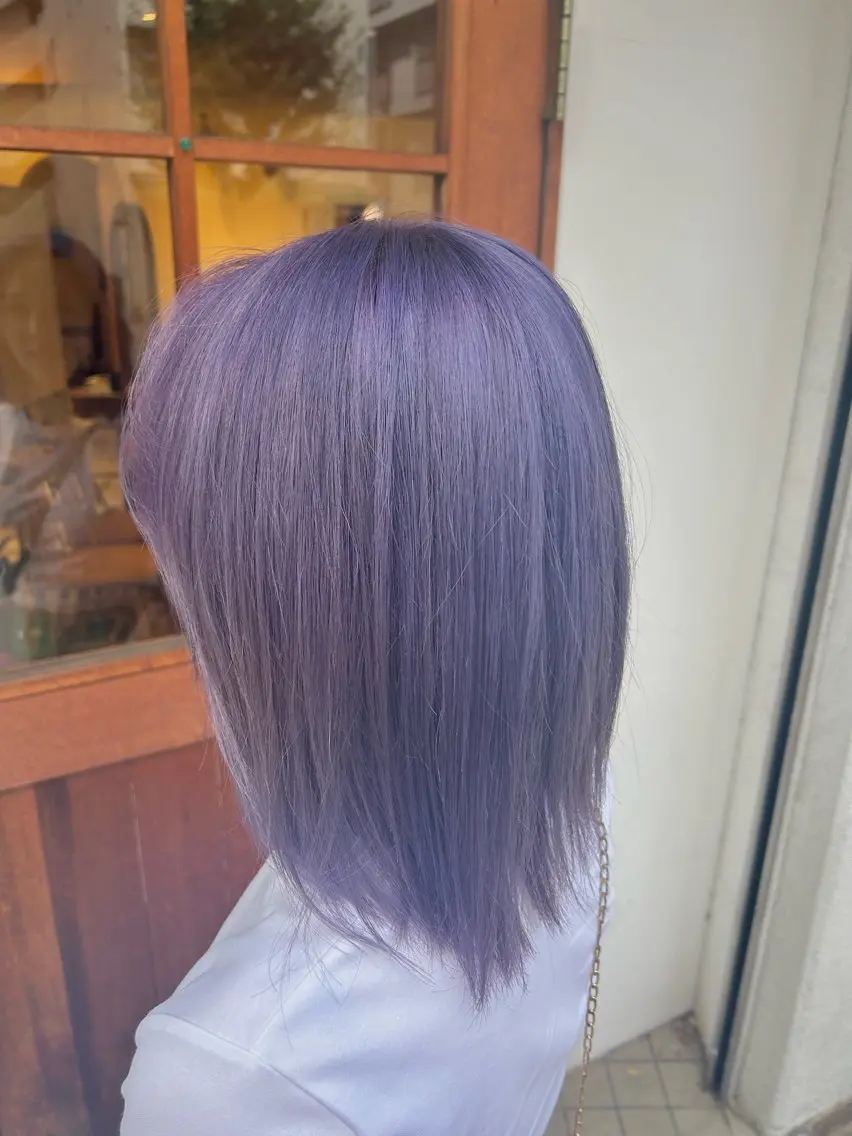 ミディアム ヘアカラー かとう なこ🐾のヘアスタイル