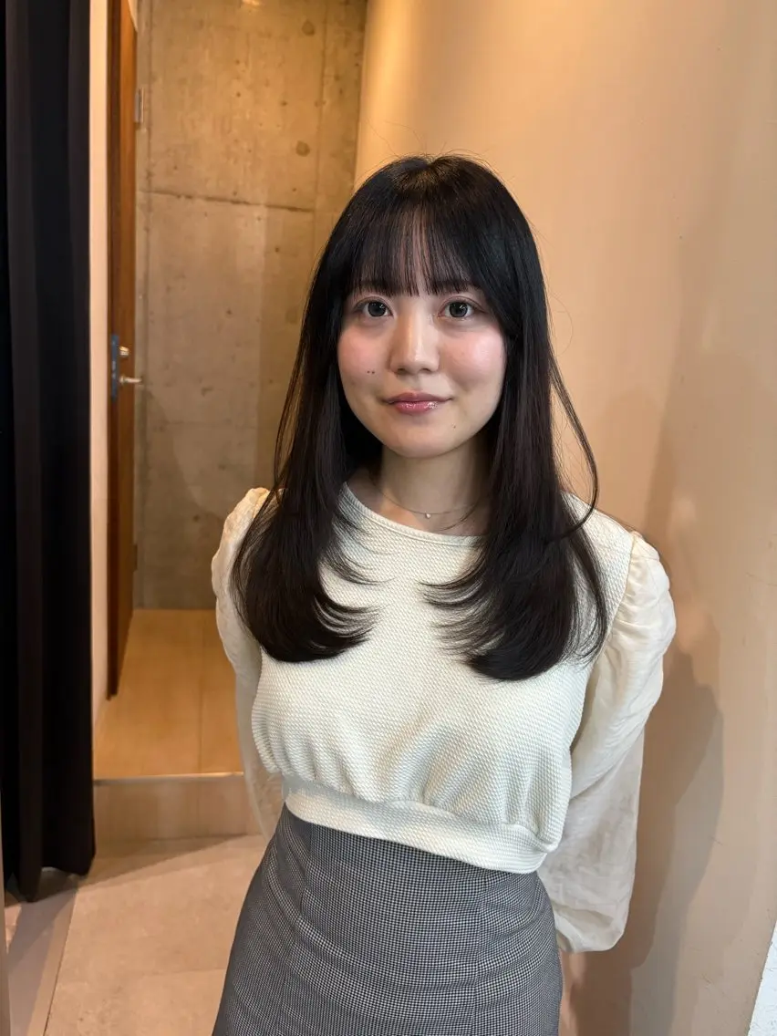 ロング カット 髪質改善／縮毛矯正 関根青葉のヘアスタイル