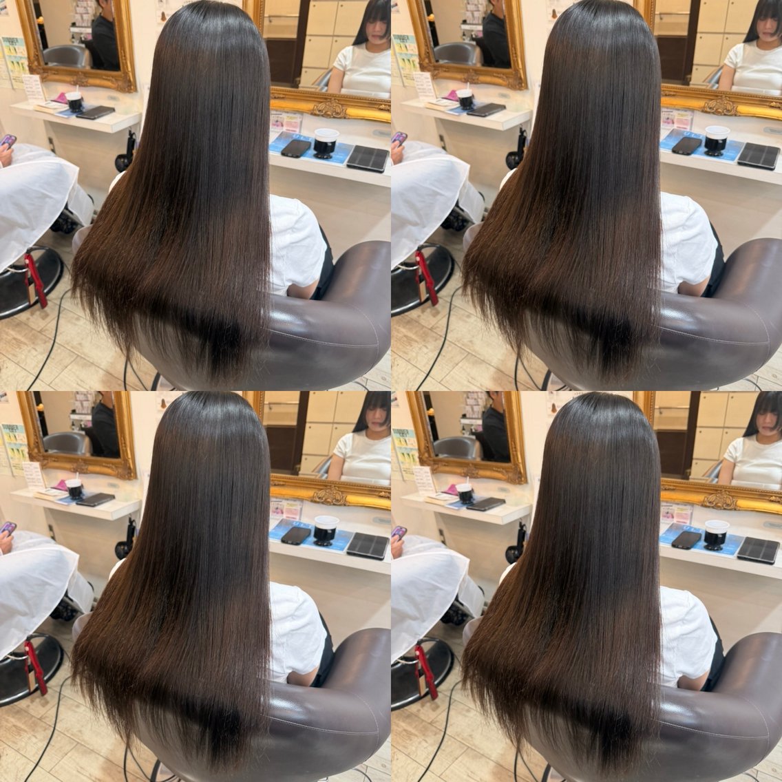 ロング カラー ✨韓国風レイヤー✖️ 美髪矯正✨ユウヤのヘアスタイル
