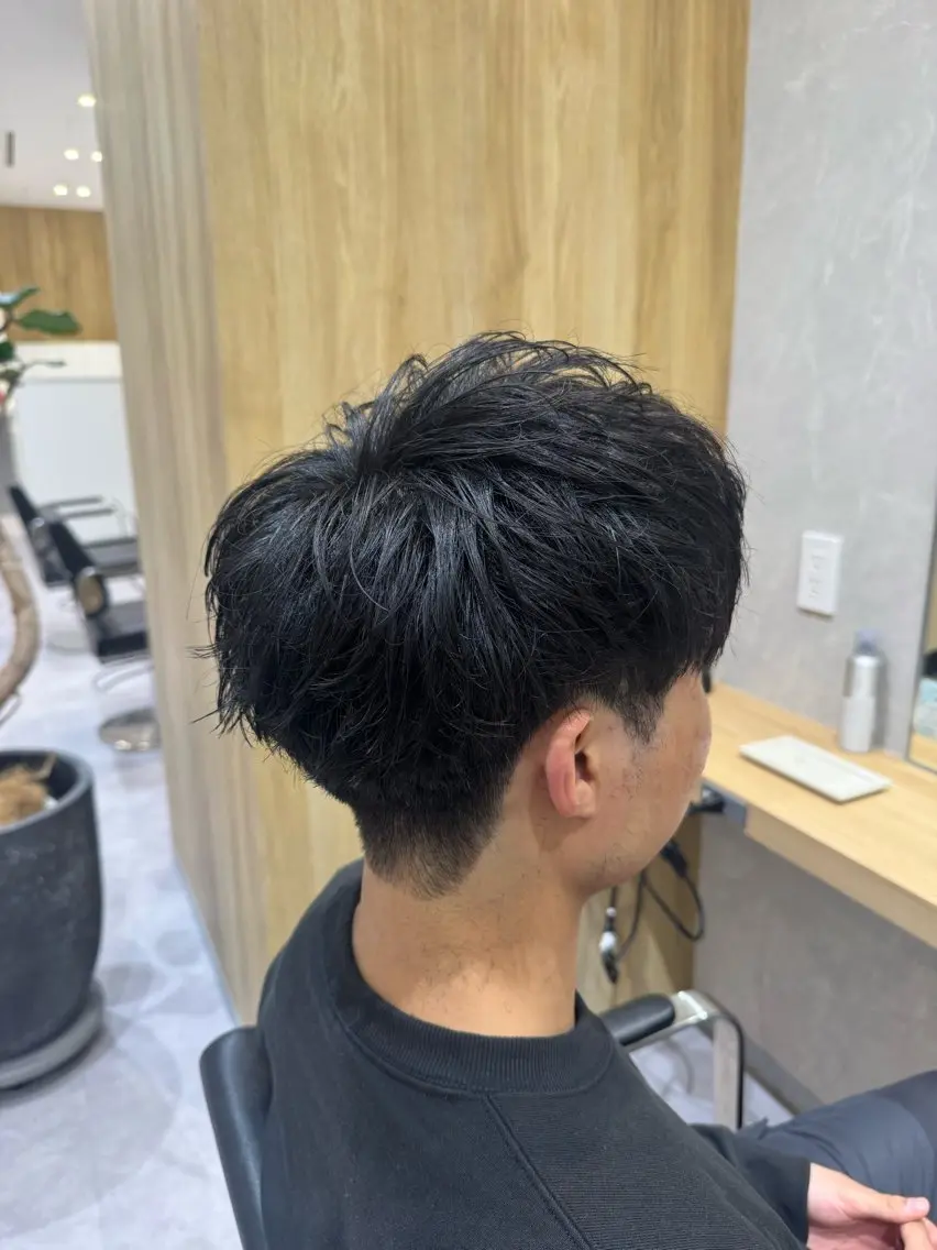 ショート ショートヘア カット ヘッドスパ 縮毛矯正/メンズ カット栄 伊藤 翔哉のヘアスタイル