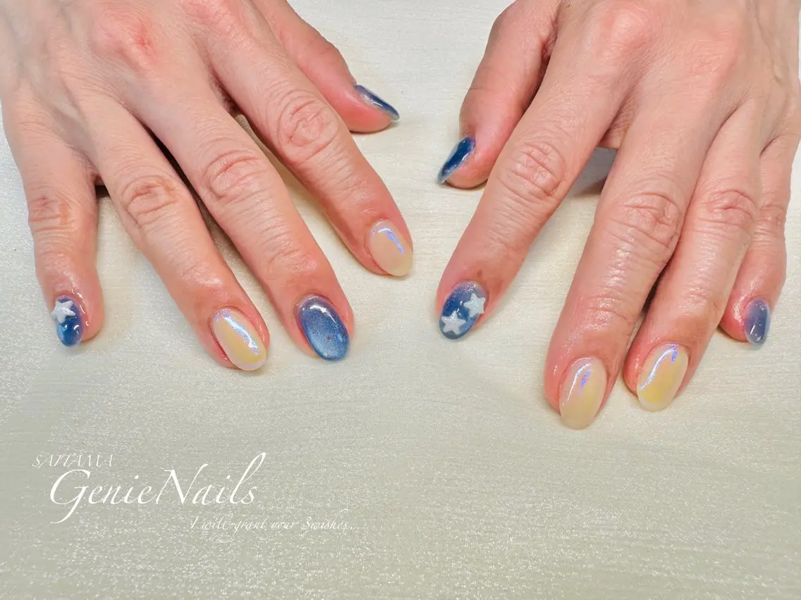 メンズ ネイル アートネイル メンズネイル 夏ネイル Genie Nailsのネイルデザイン