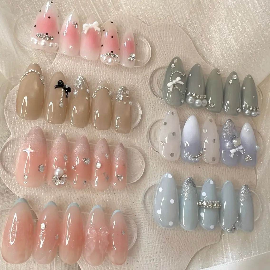 【オフなしor自店オフの方】 💎キラキラコース💎 | パーツ・埋め尽くし・華やかデザインの写真