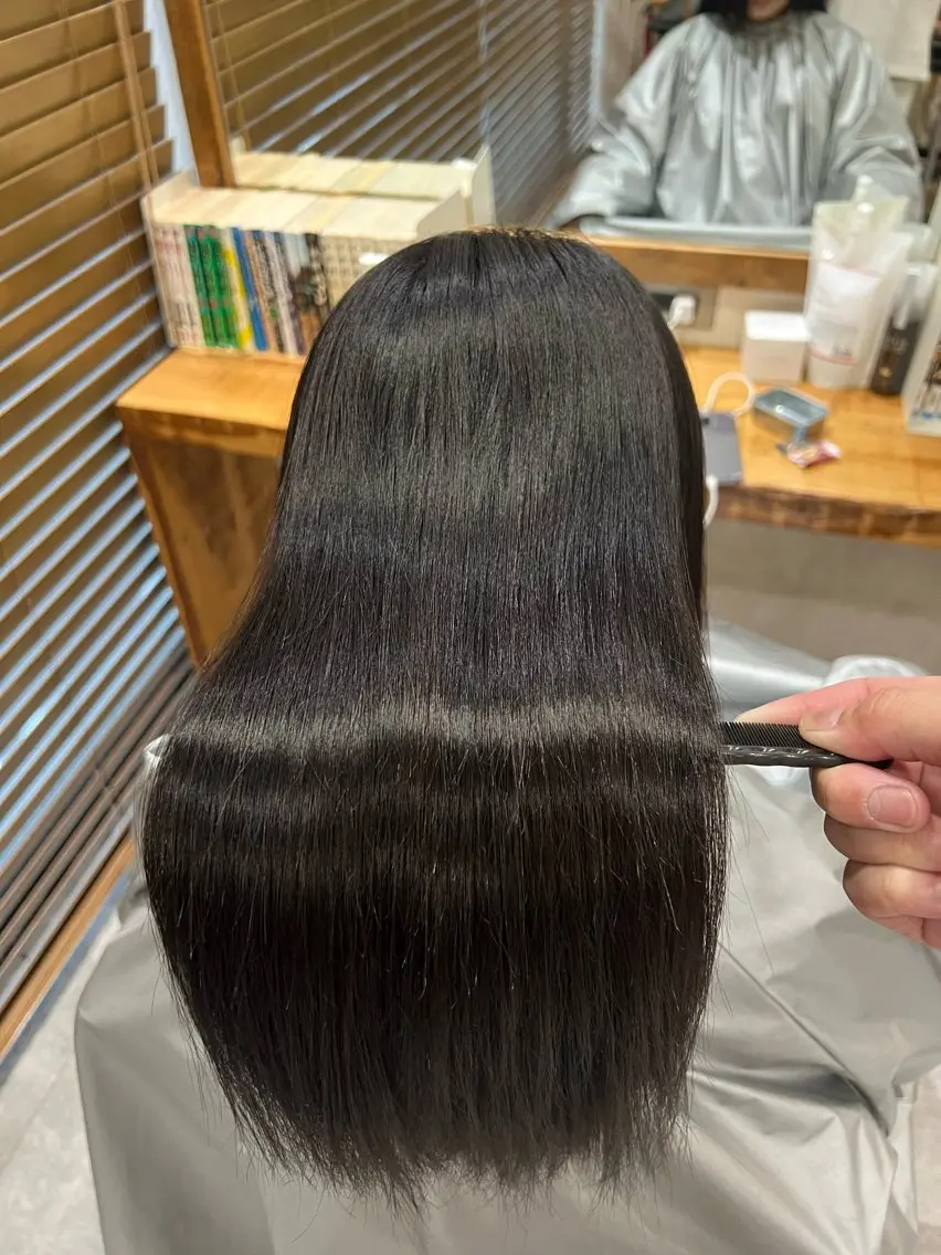 ミディアム ハイライト 髪質改善 韓国風ヘア 縮毛矯正 トリートメント カット ヘアカラー トリートメント ヘッドスパ 綺麗な髪質にしたい方 限定🌈清水 祥のヘアスタイル