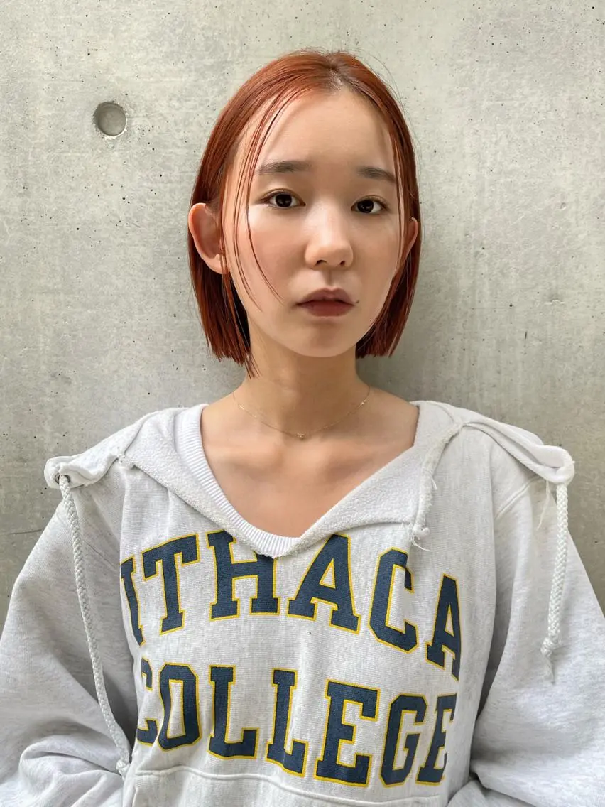 🍏ワンカラー🍏ナチュラルブラウンや赤味を抑えたアッシュブラウンまで幅広くできます💫の写真
