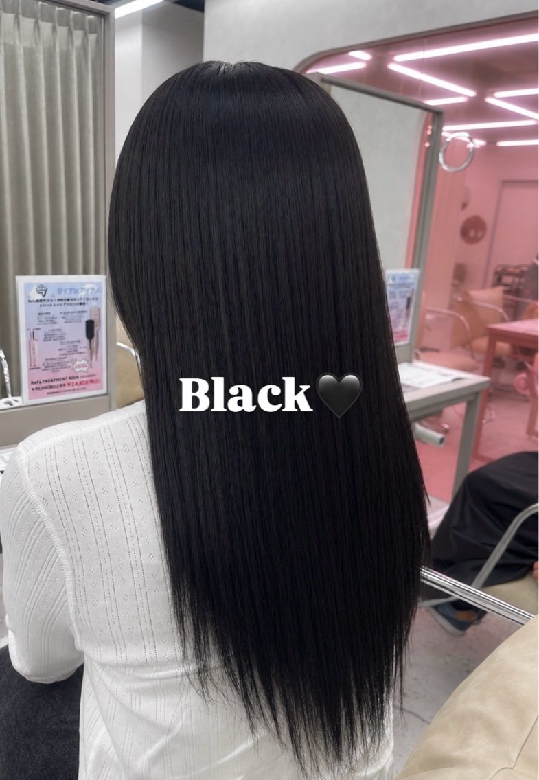 ロング カラー カット ヘアカラー トリートメント COCO reiのヘアスタイル