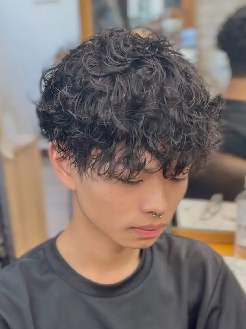メンズカットパーマ✂️🌀(シャンプーブロー込◎)の写真