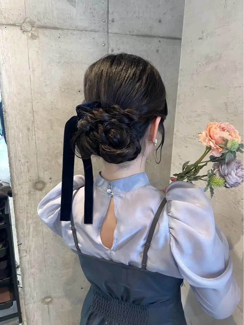 ロング ヘアアレンジ ヘアセット 美髪× ヘアセット✨Araiのヘアスタイル