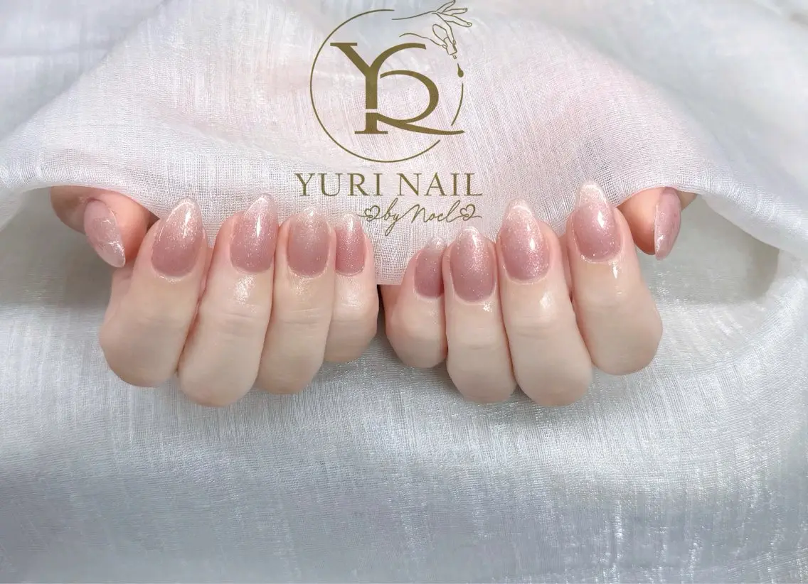 ネイル チークネイル フットネイル フレンチネイル グラデーション キラキラネイル ハンドネイル フットネイル YURI Nail Funabashiのネイルデザイン