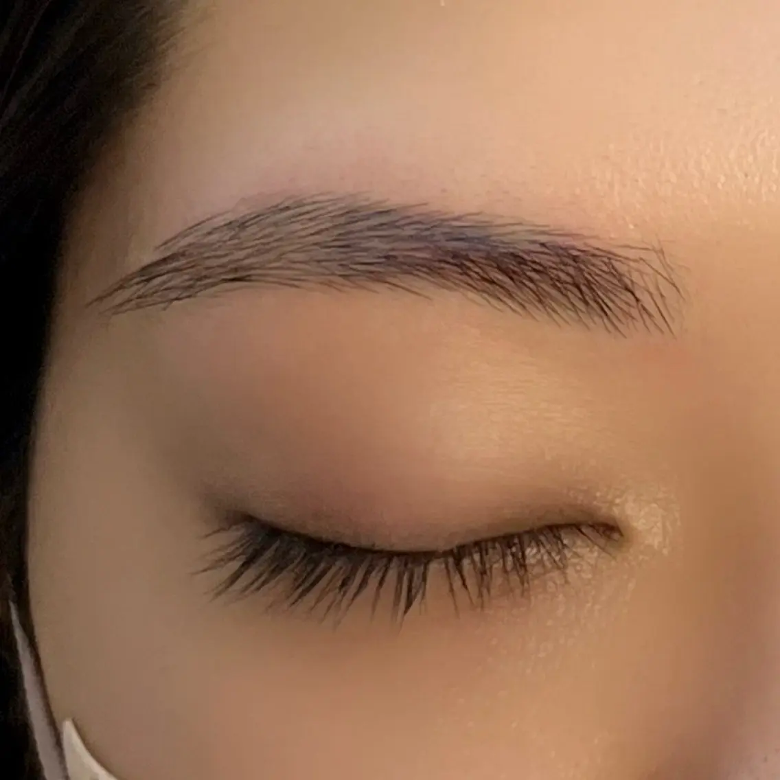 アイブロウ ワックス脱毛 眉カット SHINE salonのマツエク・マツパデザイン