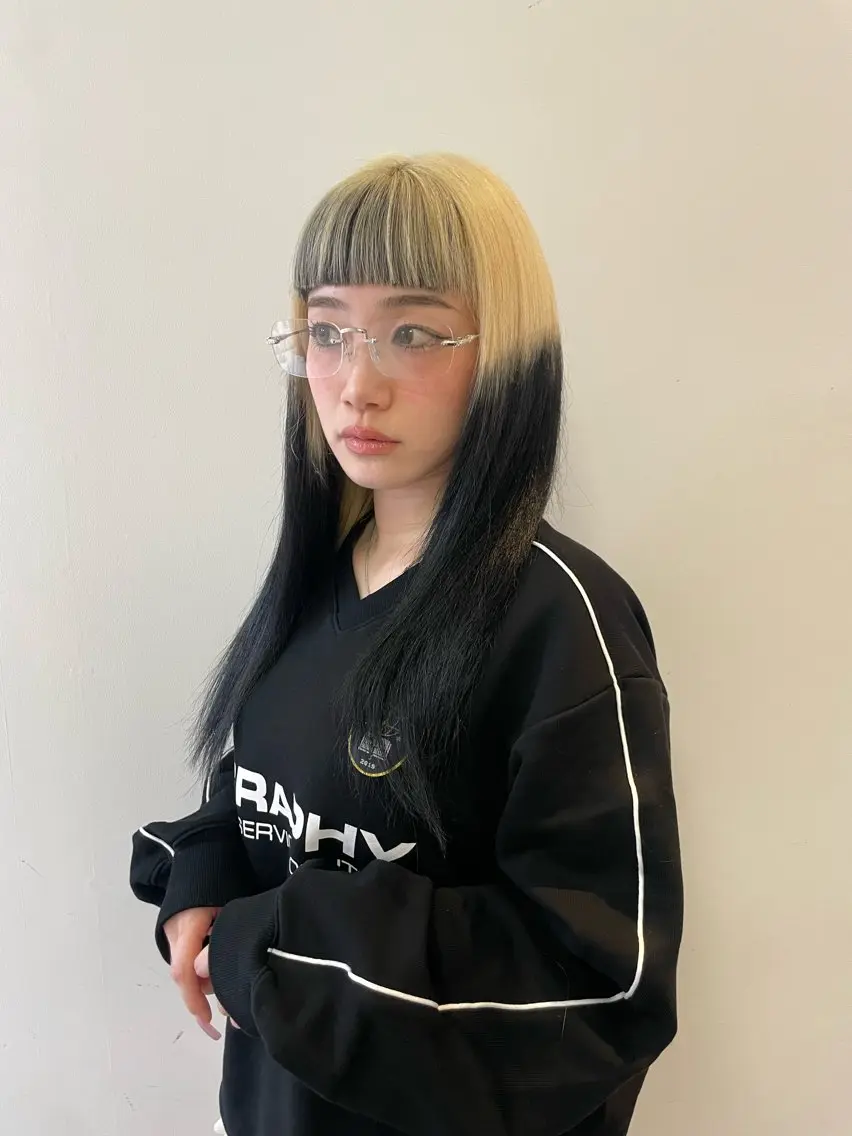 ロング カラー 一戸 拓斗のヘアスタイル