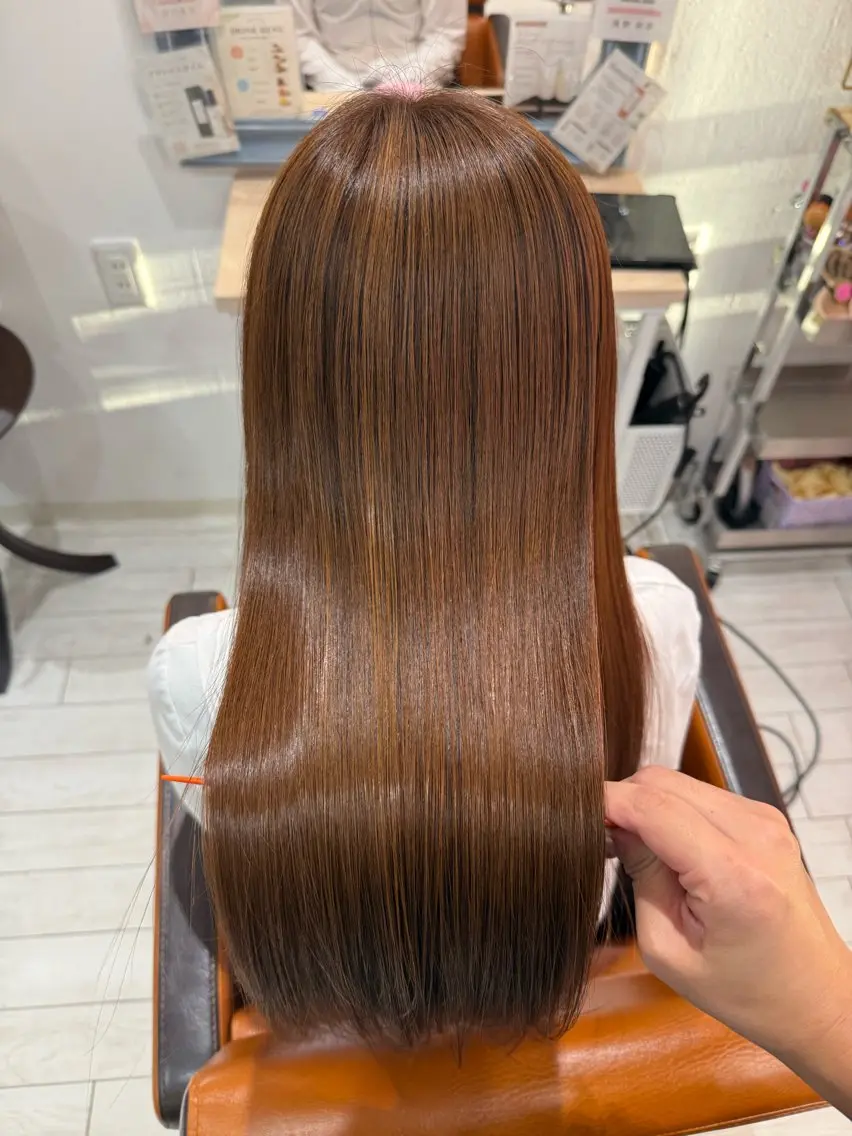 ロング トリートメント 🍊髪質改善🍊縮毛 矯正🍊濱野紗奈🍊のヘアスタイル