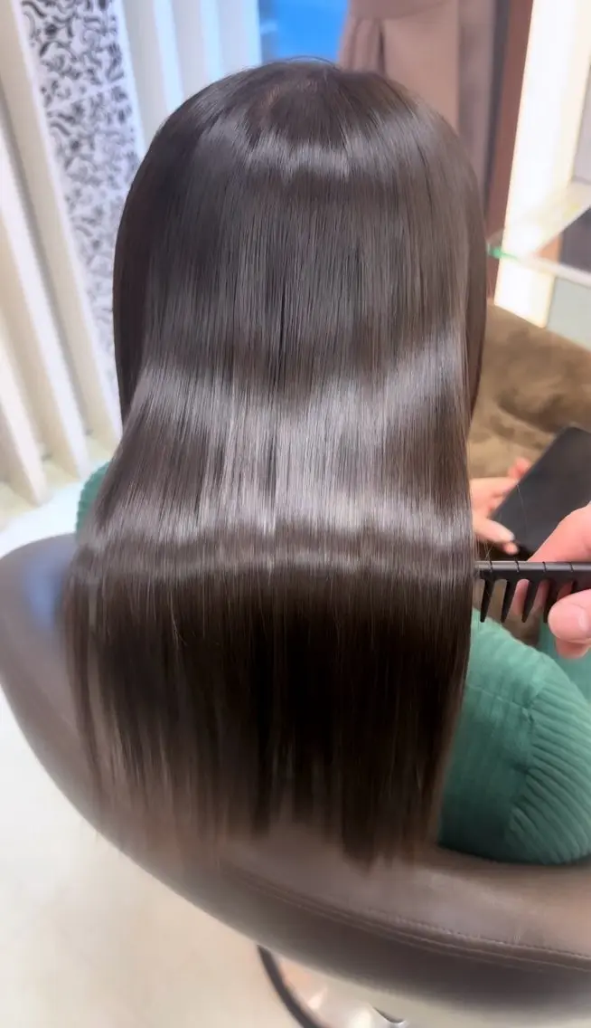 ミディアム カラー 髪質改善 三宅 壱輝のヘアスタイル