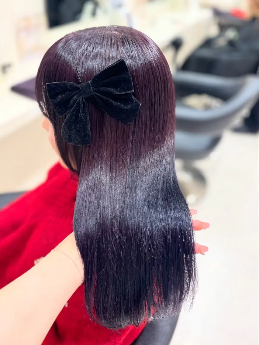 カラー ヘアカラー トリートメント ベージュ・ラベンダー カラー🎀りりのヘアスタイル
