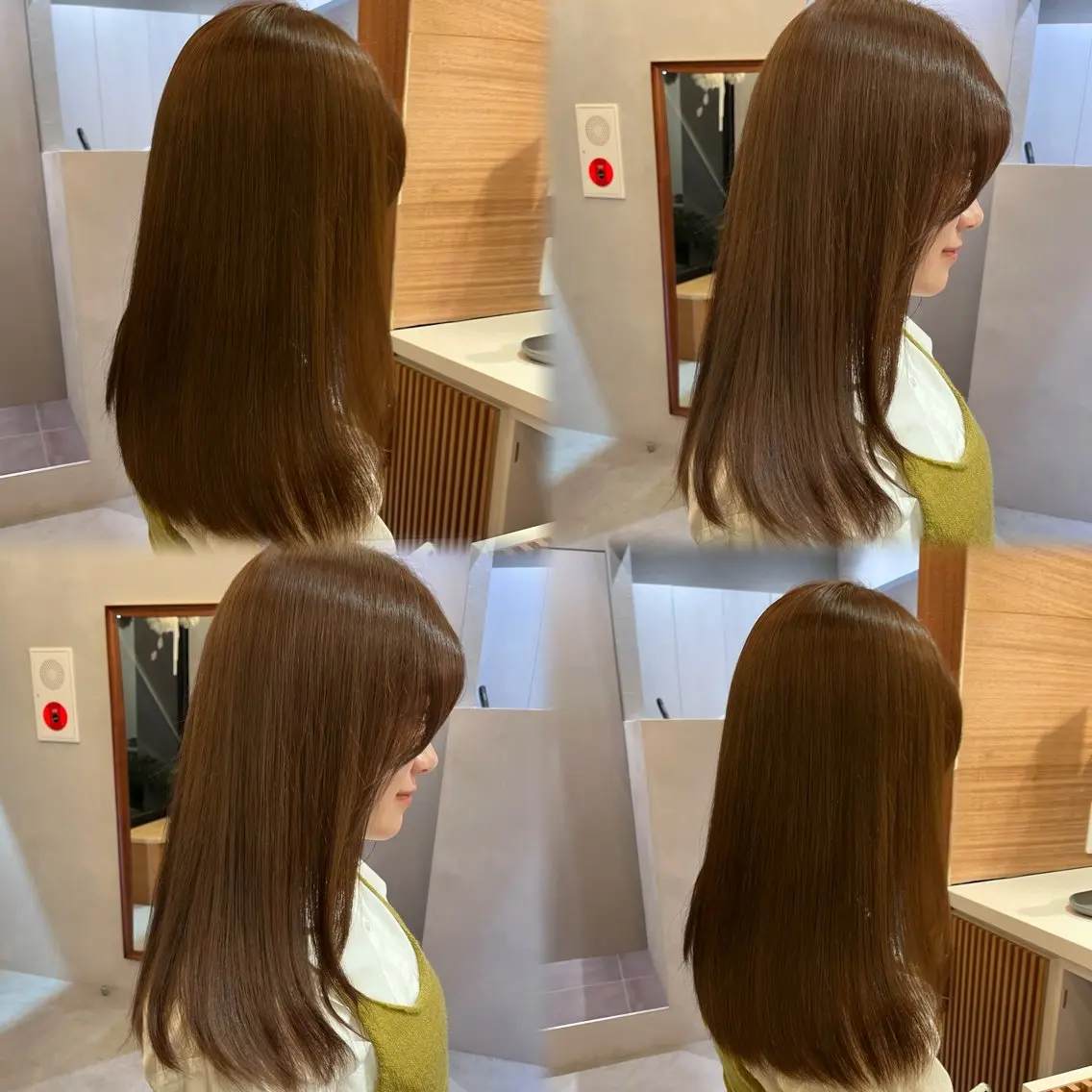 ミディアム レイヤーくびれヘア アレンジmanakaのヘアスタイル