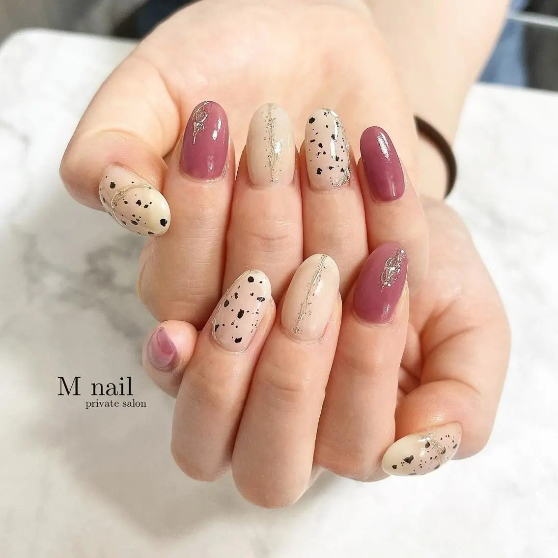ネイル ハンドネイル M nailのネイルデザイン