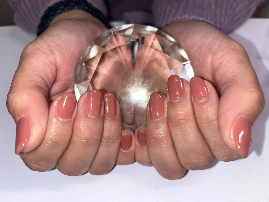 ネイル マグネットネイル ニュアンスネイル ワンカラーネイル シンプルネイル 夏ネイル ハンドネイル プライベートサロン N's Nailのネイルデザイン