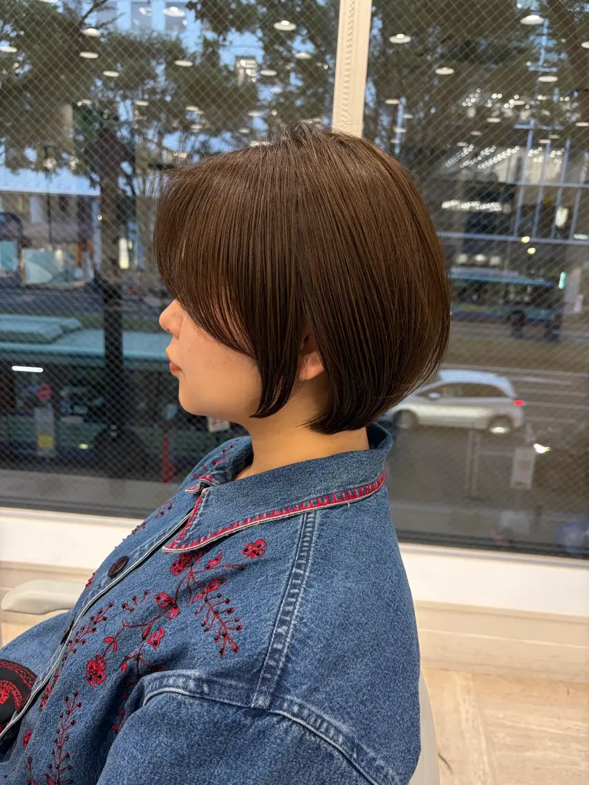 ショート カット ヘアカラー トリートメント 小笠原篤矢 ショートカット/ボブのヘアスタイル