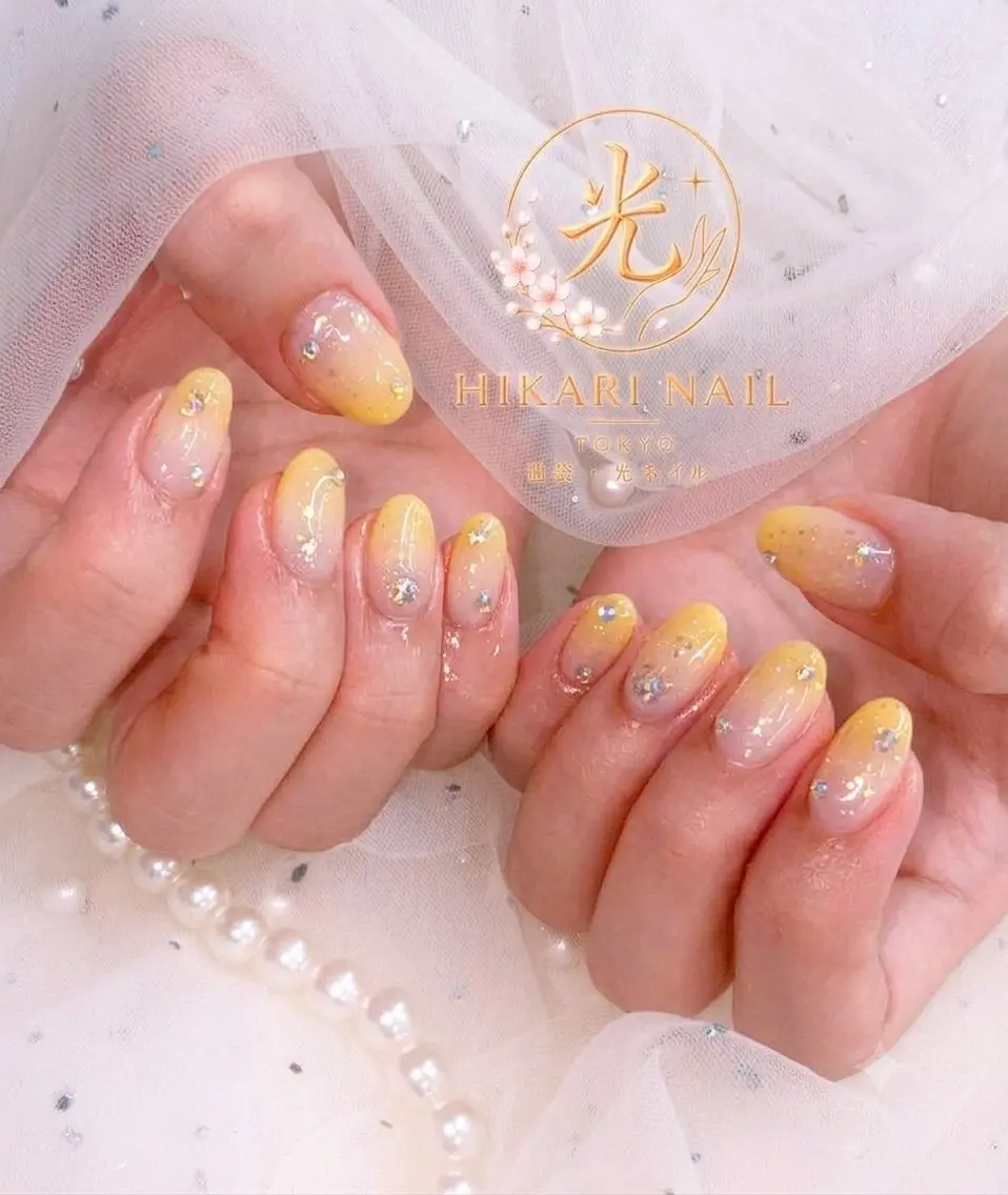 ネイル チークネイル 長さ出し フレンチネイル ガーリー ハロウィン ハンドネイル HikariNail Ikebukuroのネイルデザイン