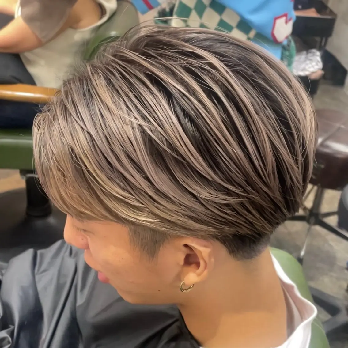 メンズ 💎桑原勇志/ ショート/ハイトーンのヘアスタイル