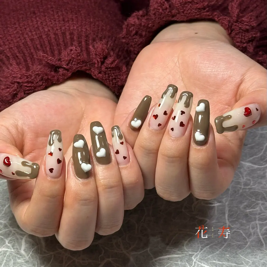 ネイル ハンドネイル 花寿-kaju- s.のネイルデザイン