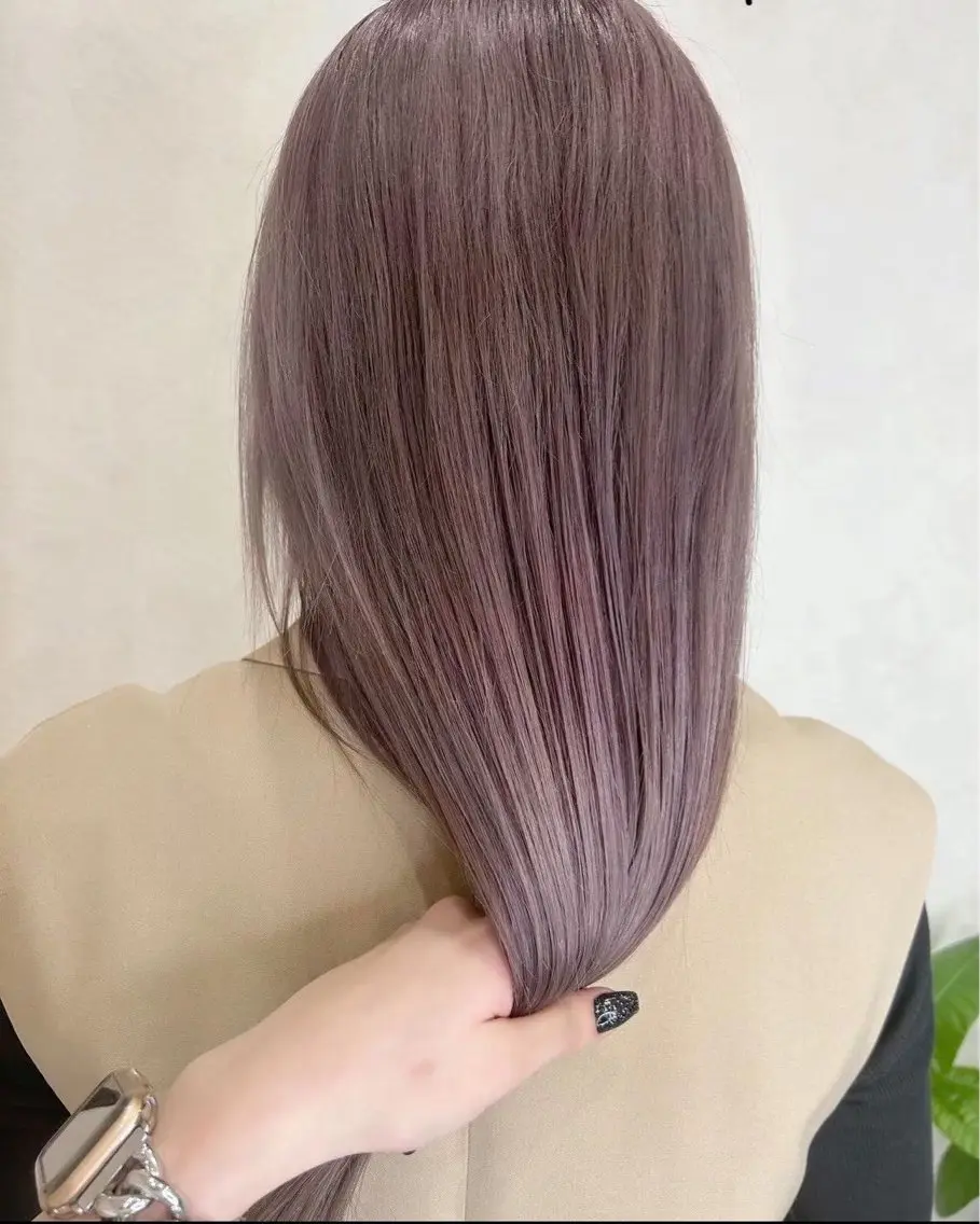 ロング カット ヘアカラー トリートメント 🥀レイヤー/ブリー チカラー/ゆうか🥀のヘアスタイル