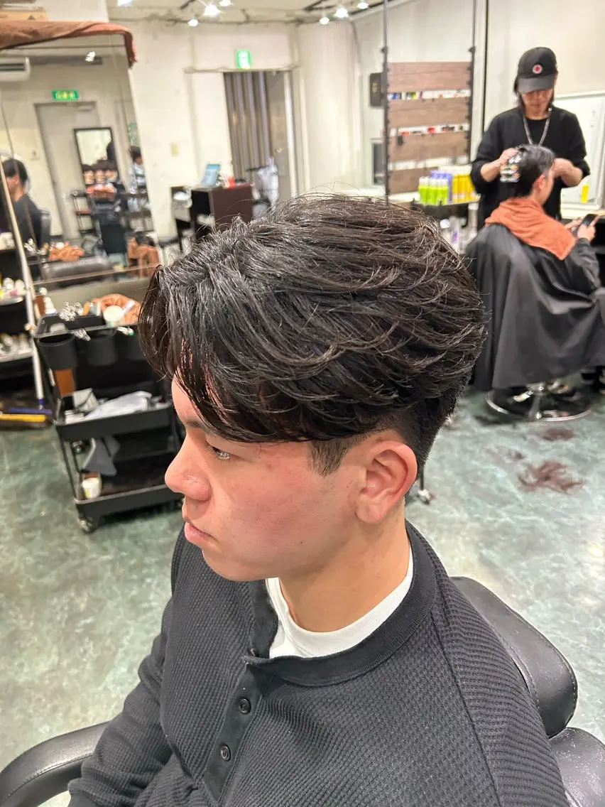 メンズ メンズ美容室 難波北川司のヘアスタイル