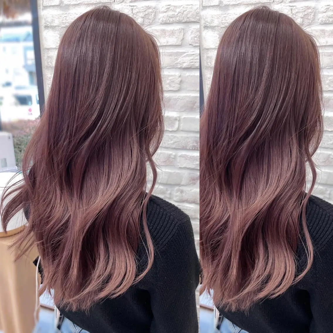 ミディアム ヘアカラー トリートメント ユナイテッド ビューティー西金沢のヘアスタイル