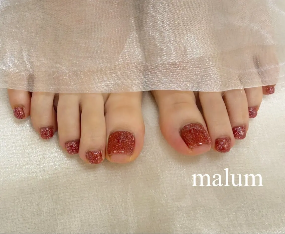 ネイル フットネイル malum nailのネイルデザイン