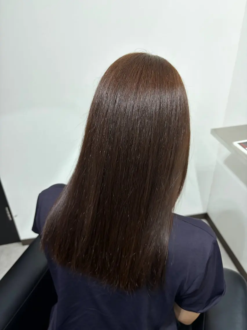 ロング ヘアカラー ♡うる艶透明感 久留米 RAN🤍のヘアスタイル