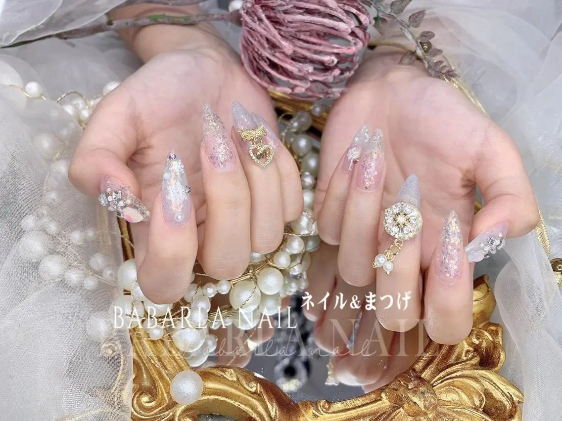 ネイル ラメ(グリッター) Babarla nailのネイルデザイン
