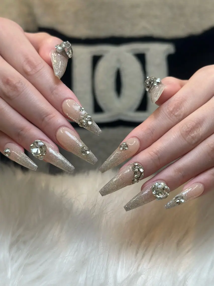 ネイル アートネイル 成人式 ジェルネイル ニュアンスネイル 夏ネイル NIE NAIL Luxeのネイルデザイン