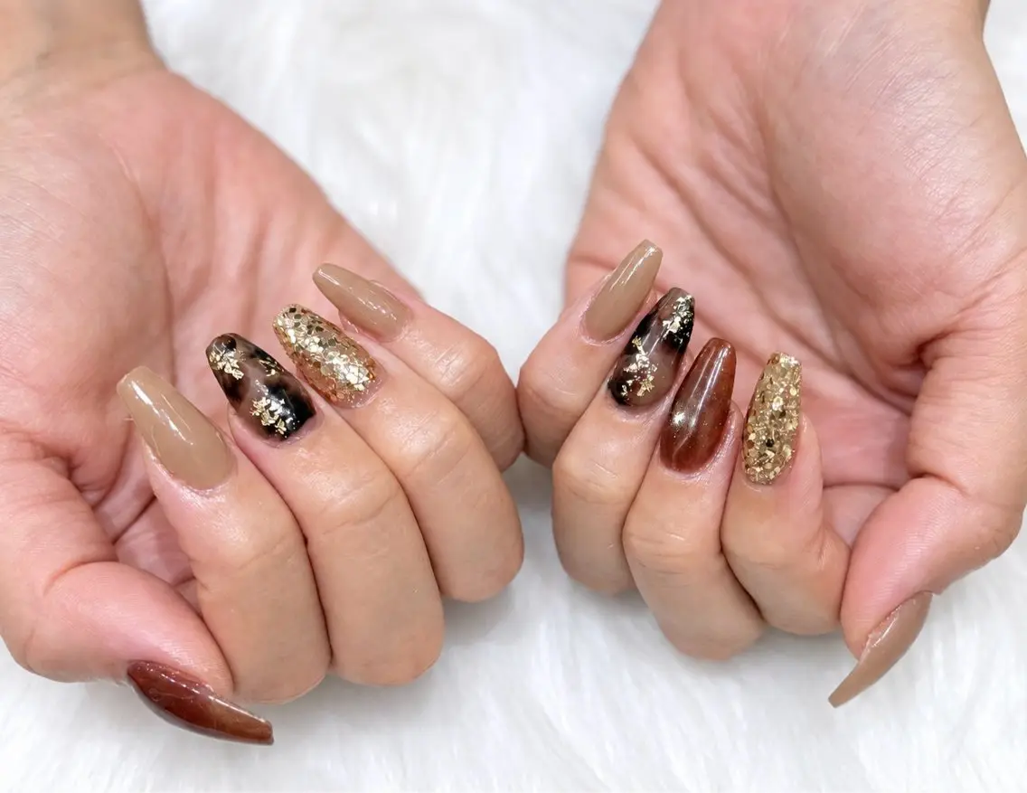 ネイル 韓国ネイル マグネットネイル 持ち込み ハンドネイル RINA Nailのネイルデザイン