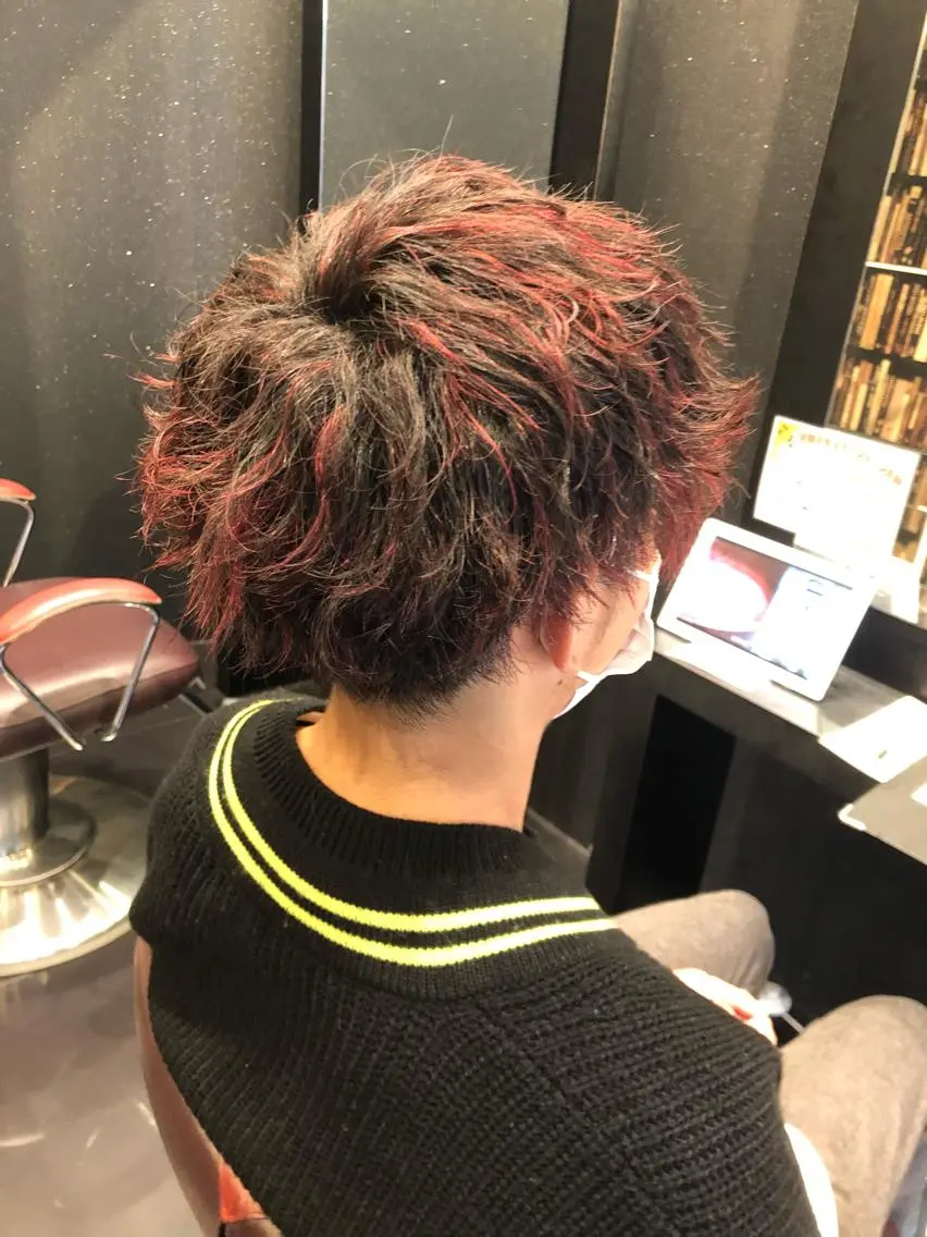 スタイリング3分✨波巻きパーマの写真