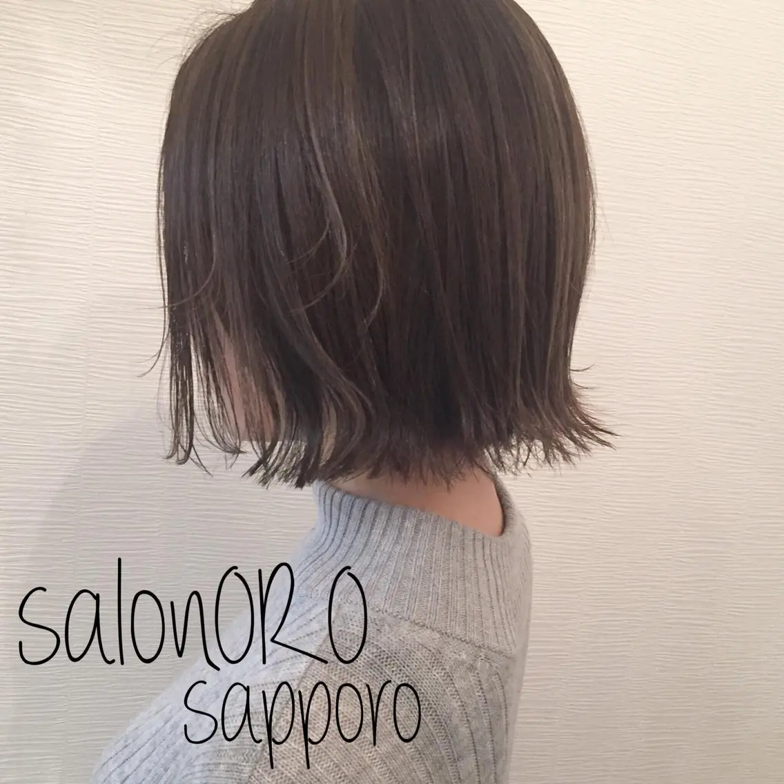 ミディアム カラー グラデーションカラー グレージュ ハイライトカラー ハイライト 似合わせカット カット ヘアカラー トリートメント 池田 真由美のヘアスタイル