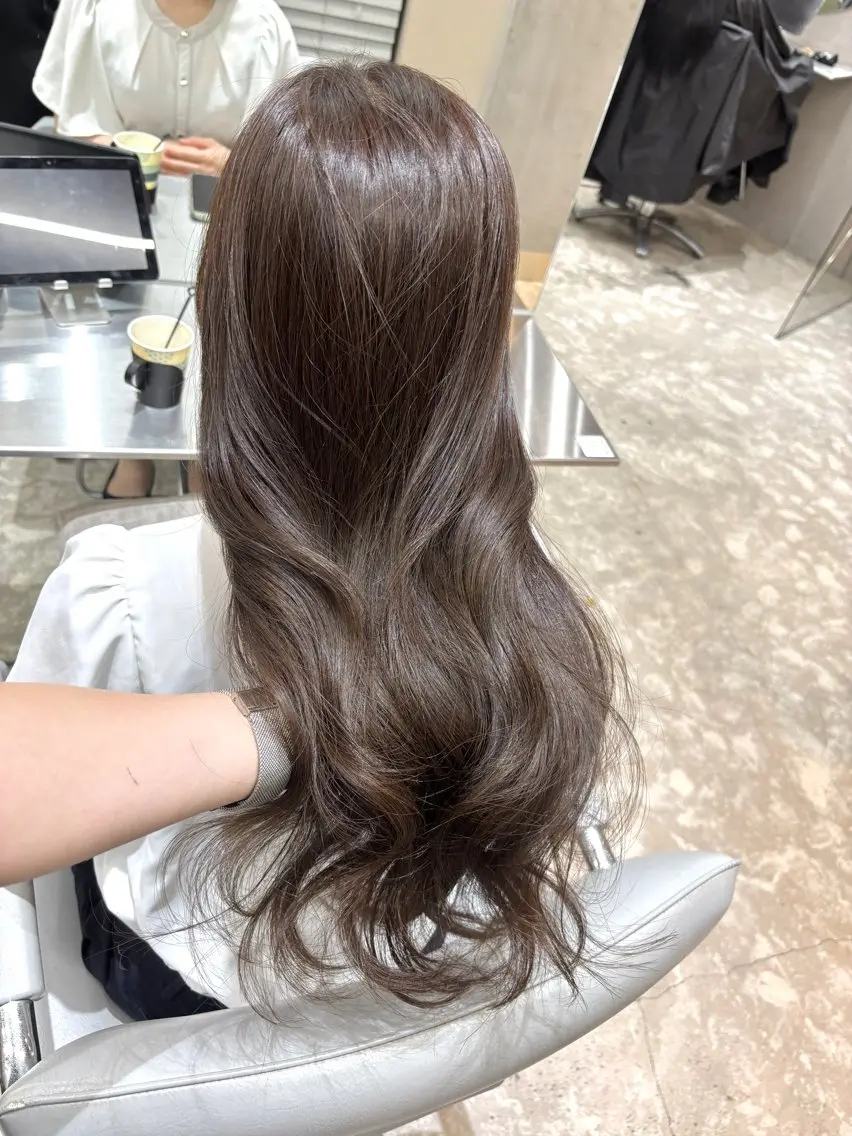 ロング コトネ🫧 韓国風レイヤーカットのヘアスタイル