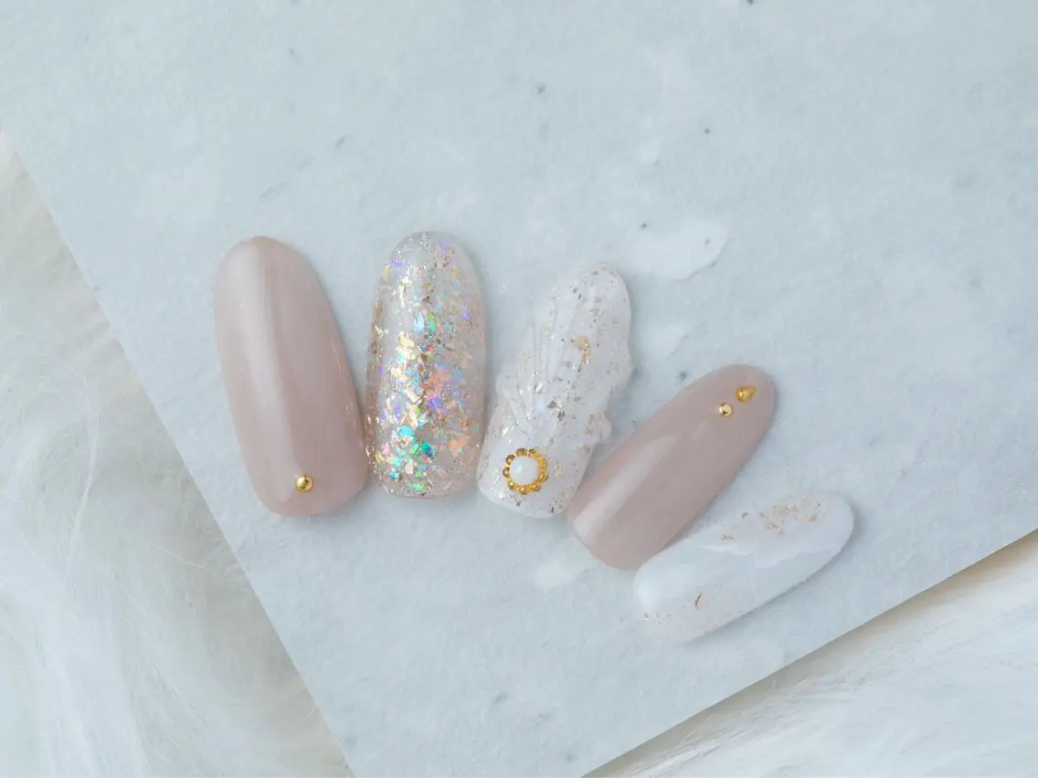 ネイル 長さ出し フットネイル ジェルネイル 韓国ネイル マグネットネイル ハンドネイル Kalmia Nailのネイルデザイン