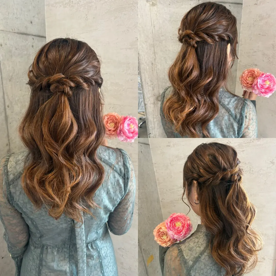 ロング ヘアアレンジ ヘアセット 美髪× ヘアセット✨Araiのヘアスタイル