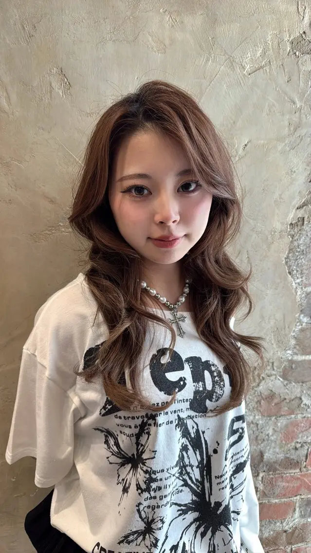 ロング ヘアアレンジ 大内 杏珈のヘアスタイル