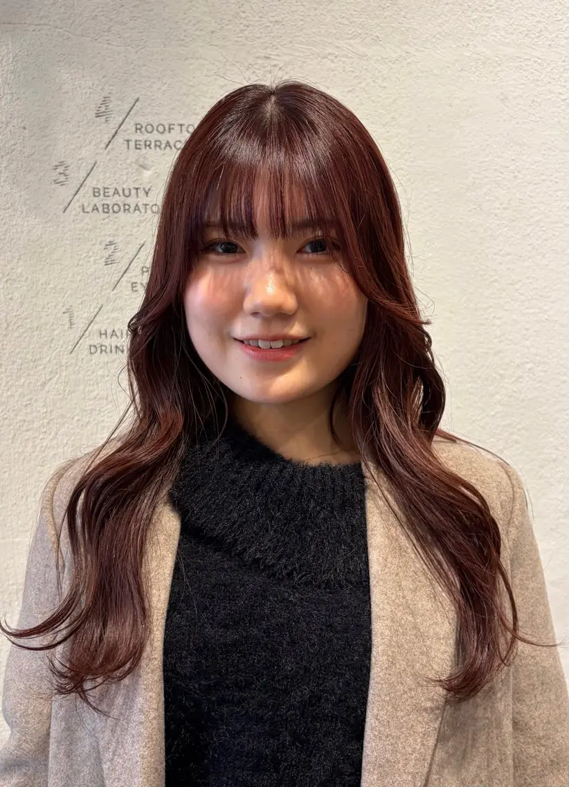 ロングワンカラーの写真