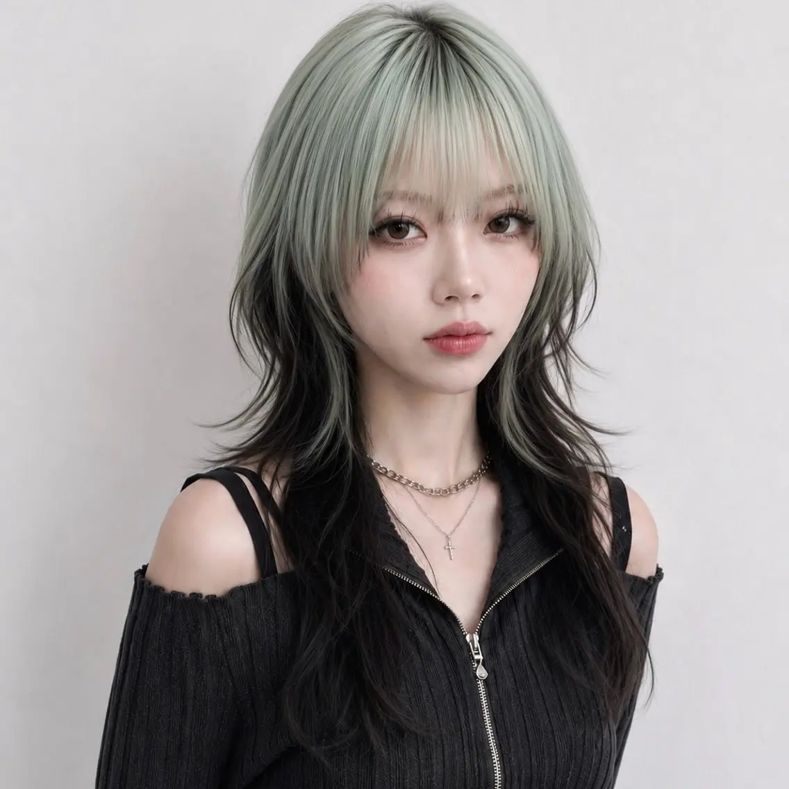 セミロング カラー カット ヘアカラー ❤️‍🔥ハイトーン /レイヤー/IORIのヘアスタイル