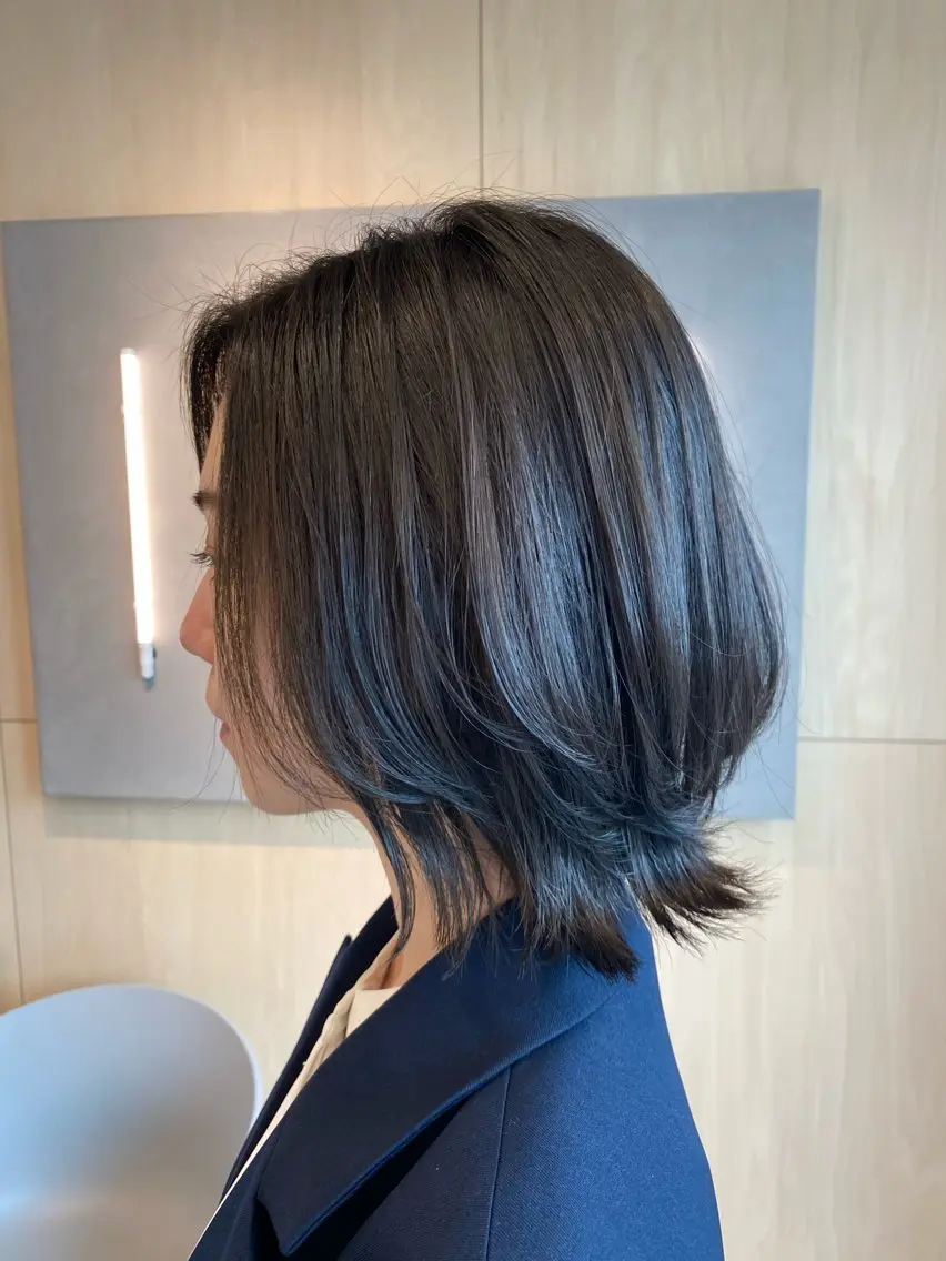 ミディアム 垢抜けレイヤー特化× 髪質改善 藤原悠暉のヘアスタイル