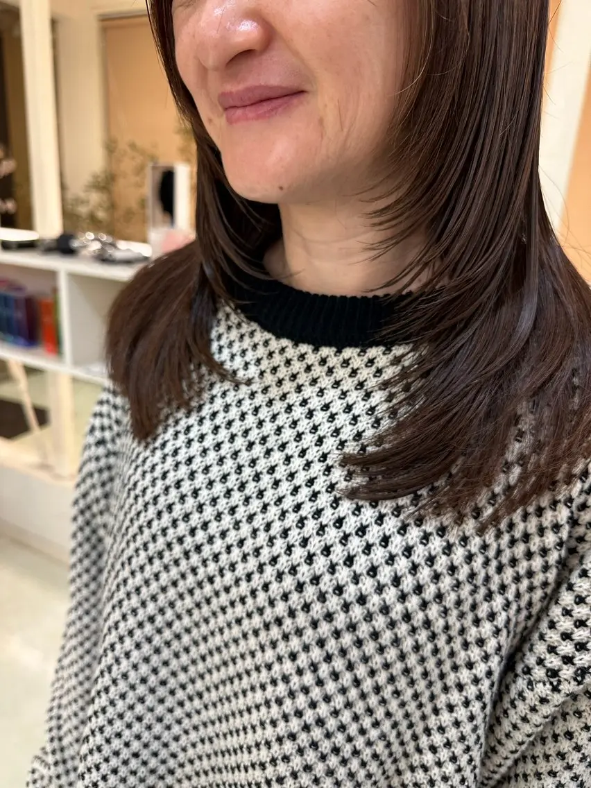 ロング 韓国風ヘア レイヤーカット 三宅 壱輝のヘアスタイル
