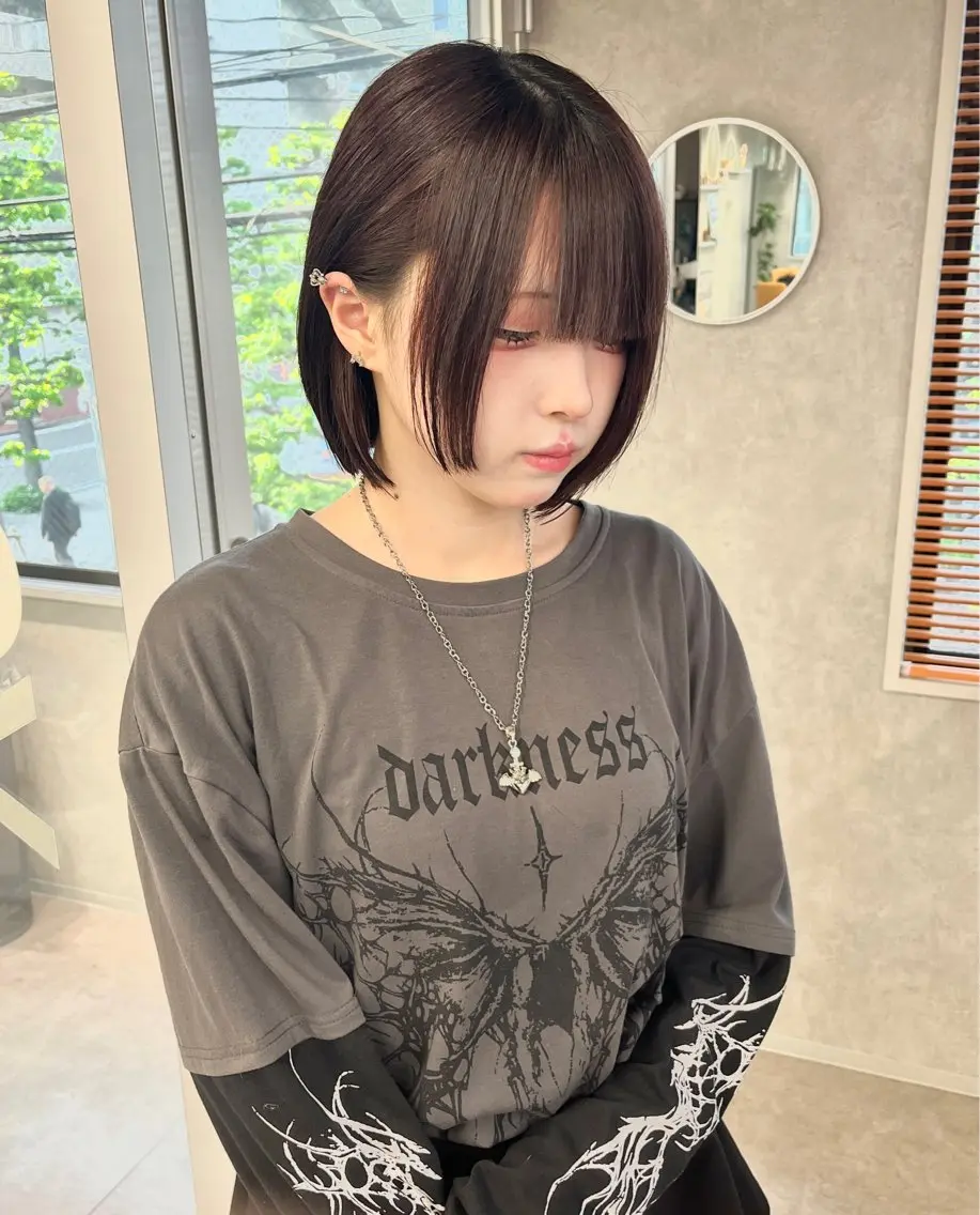 bob cut +treatmentの写真
