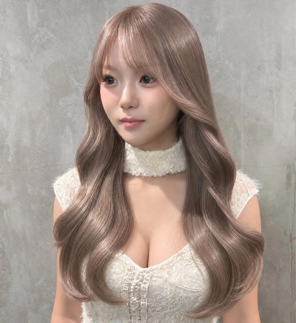 ロング カラー ヘアカラー トリートメント ☪ ‎令和GAL ☪️yumeka🪩のヘアスタイル