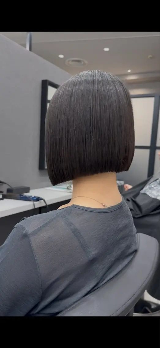 ショート カット 縮毛矯正 トリートメント 【韓国ヘア ×髪質改善】内田のヘアスタイル