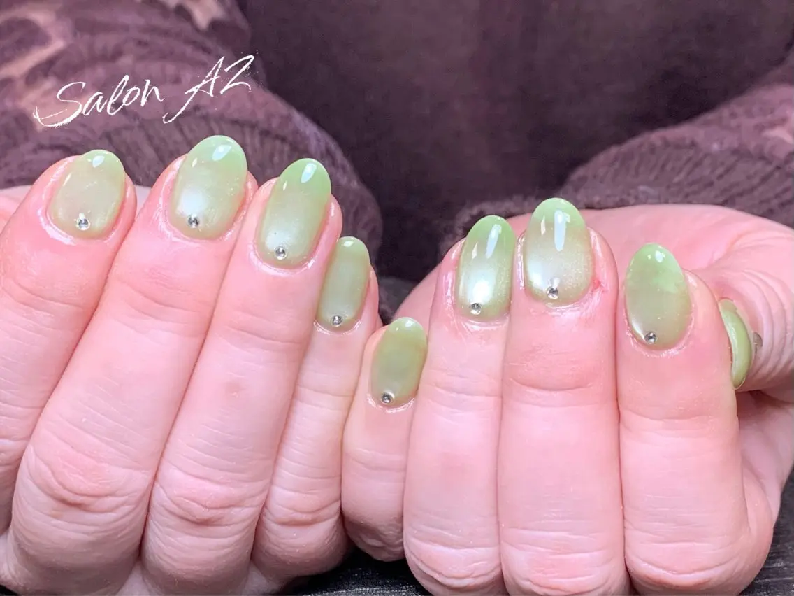 ネイル アートネイル フットネイル フレンチネイル マグネットネイル 持ち込み ハンドネイル salon AZのネイルデザイン